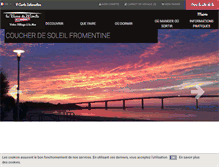 Tablet Screenshot of fromentine-vendee.com